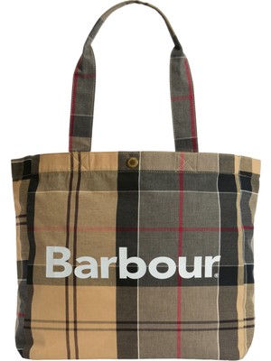 Barbour Telfield Tartan Tote Kol Çantası TN31 Dress Tartan
