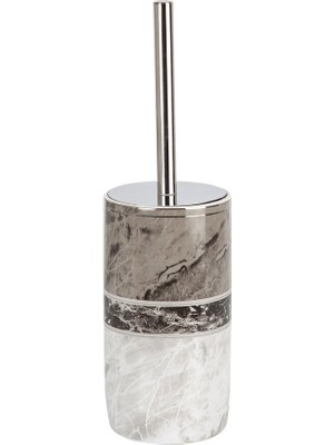 Özbience Pratik Tuvalet Fırçası, Güçlü Temizlik ve Şık Gri Renkli Tasarım