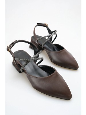 ich1one Milano Kadın Fergison Topuklu Babet Ayakkabı – 5 cm Topuk, Günlük ve Ofis Şıklığı 1104