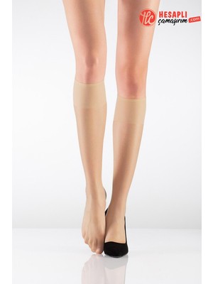 Italiana 9223 Kadın Premium FIT15 Denye Burunsuz Dizaltı Pantolon Çorap