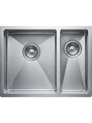 Livinox 38X40X23CM 1,5 Gözlü Damlalıksız Polisajlı Küçük Göz Sağda Paslanmaz Çelik Eviye