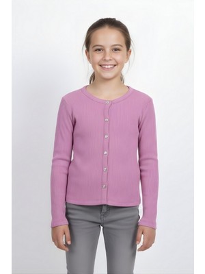 Crassi Kız Çocuk Hırka Düğmeli