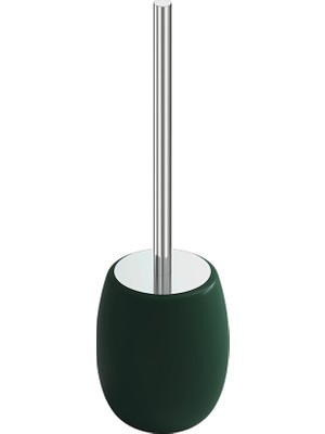 Özbience Mat Yeşil Seramik Wc Fırçası, Şık ve Dayanıklı Tasarım
