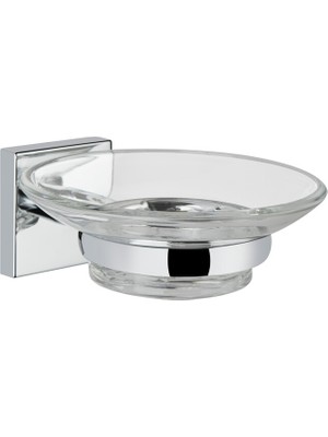 Özbience Şık Krom Katı Sabunluk, Modern Banyo Dekoru