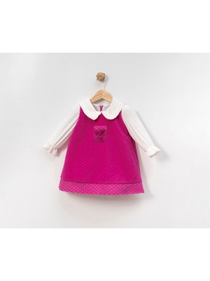 Damasqino Kız Çocuk Elbise 1-4 Yaş 2831