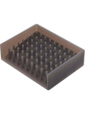 Özbience Şeffaf Silikon Sabunluk - Modern ve Dayanıklı Banyo Aksesuarı