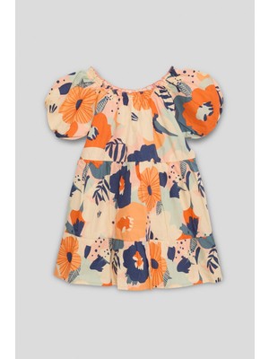 Tyess Bg Store Kız Çocuk Desenli Elbise