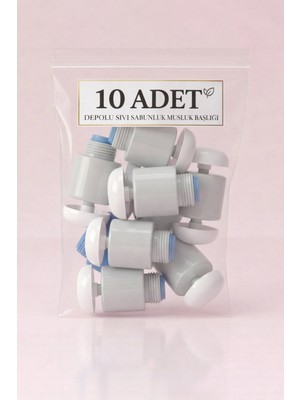 Özbience Depolu Sıvı Sabunluk Sistemi 10'lu Paket, Pratik ve Temiz Kullanım