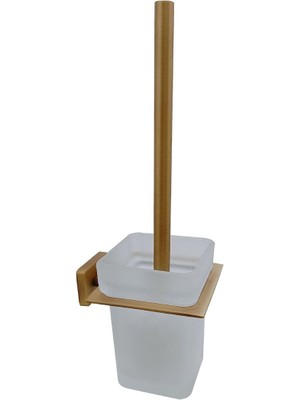 Özbience Şık ve Dayanıklı Askılı Tuvalet Fırçası, Antik Eskitme Detaylarıyla