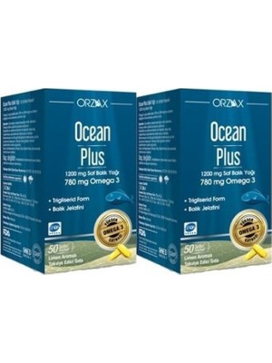 Ocean Plus 1200 mg 50 Kapsül (2 Kutu)