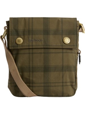 Barbour Transport Çapraz Çanta GN71 Dusky Green Tartan