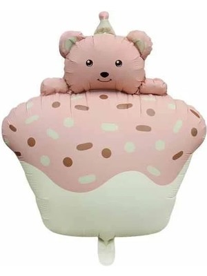 Party Express 36" Folyo Balon Pembe Retro Renk Kek 52,5*72,5cm