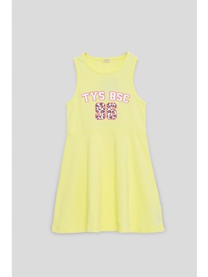 Tyess BSC Bg Store Kız Çocuk Sarı Elbise