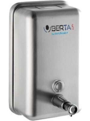 Özbience Paslanmaz Dikey Sıvı Sabunluk 1000ML, Pratik ve Şık Tasarım