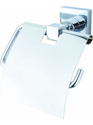 Özbience Şık Kare Tuvalet Kağıtlık, Pirinç Görünümlü, Modern Tasarım