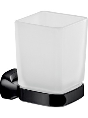 Özbience Modern Mat Siyah Diş Fırçalık, Şık ve Işlevsel Tasarım