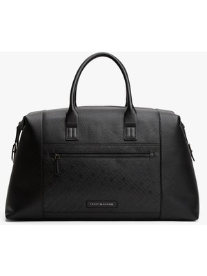 Tommy Hilfiger Erkek Siyah Tommy Hilfiger Th Monogram Duffle, Bds Siyah Erkek Çanta