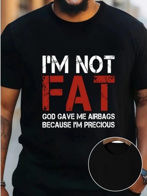 MiraLive Miray- Baskılı Oversize Bisiklet Yaka T-Shirt - Siyah