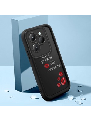 HONTINGA Infinix Hot 40 Pro ile Uyumlu Kılıfı Düşüme Önleyici Basitlik Anti Düşme Kamera Korumali Şirin Streetwear Kalp Desen Yumuşak Silikon Telefon Kılıfı Kadın ve Erkek Için Uygundur K2-0470