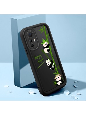 HONTINGA Xiaomi Mi 12 Lite ile Uyumlu Kılıfı Düşüme Önleyici Basitlik Anti Düşme Kamera Korumali Şirin Streetwear Spider Desen Yumuşak Silikon Telefon Kılıfı Kadın ve Erkek Için Uygundur K2-0471