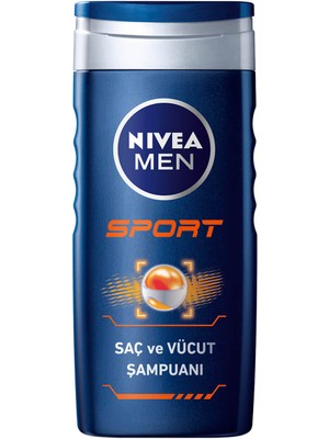 NIVEA Men Sport 500 ml Duş Jeli Erkekler İçin Ferahlatıcı Koku ve 24 Saat Etki