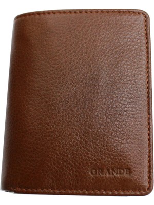 Grande 743  Deri Erkek Cüzdan Taba