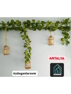 Dogant Boru Demir Gizleme Dogal Gaz Borusu Gizleme 1 Adet Zincir Yapay Sarmasık 2.40 Cm