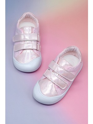 Tonny Black Kız Çocuk Pembe Ilk Adım Taşlı Rahat Kalıp Sneaker