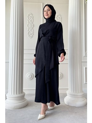 inStyle Asimetrik Model Siyah Ayrobin Takım