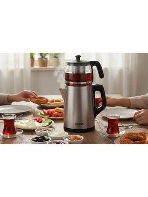 Altus Al 795 Ic Cam & Inox Çay Makinesi