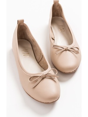 Luvi 01 Biskuvi Cilt Kadın Babet Kahverengi Tabanlı Şıklık ve Konfor Sunar