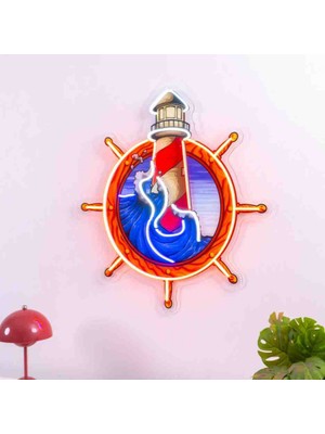Kamer Neon LED Işıklı Pop Art Sanatsal Tablo
