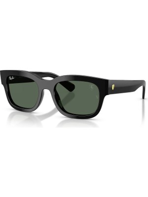 Ray-Ban Rb 2228M F60171 53 Scuderia Ferrari Unisex Kare Siyah Kemik Güneş Gözlüğü