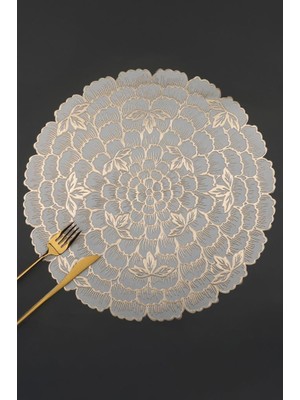 Digithome 6’lı Amerikan Servisi Supla Yuvarlak Gold 38 cm – ACR-623/20