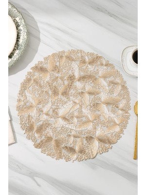 Digithome 6’lı Amerikan Servisi Supla Yuvarlak Gold 38 cm – ACR-625/20