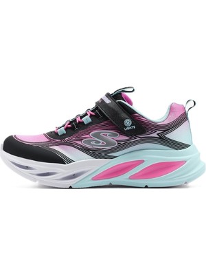 Skechers Cosmic Low Kids Sneaker Lastik Bağcıklı Cırtlı Işıklı Günlük Çocuk Spor Ayakkabı Pembe