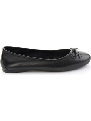 Bambi Siyah Hakiki Deri Kadın Babet K01029000103