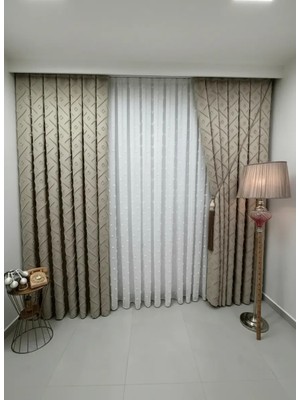 Nivemes Home Nivemeshome Aryel  1-006 1/2,5 Pileli  Tül Perde Apm