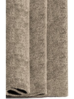 Bella Salon Oturma ve Çocuk Odası Yumuşak Dokulu Tuft Halı-Koyu Bej