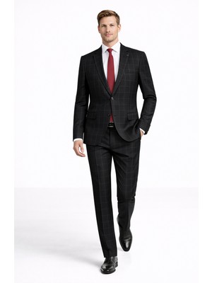 FABIO CASSEL Fabıo Cassel Klasik Kesim Erkek Takım Elbise Premium Şıklık