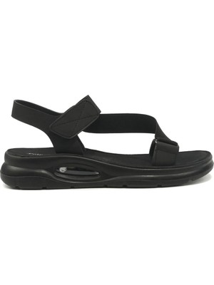 Polaris 409044.Z6FX Siyah Kadın Comfort Sandalet