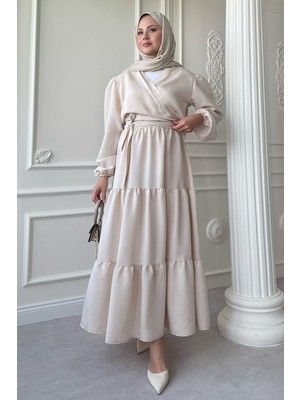 inStyle Modal Cupra Bolero Etekli Taş Takım