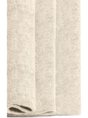 Bella Salon Oturma ve Çocuk Odası Yumuşak Dokulu Tuft Halı-Krem