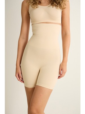 Pemilo Kadın 11006 Göbek Topaarlayıcı Paçalı Korse