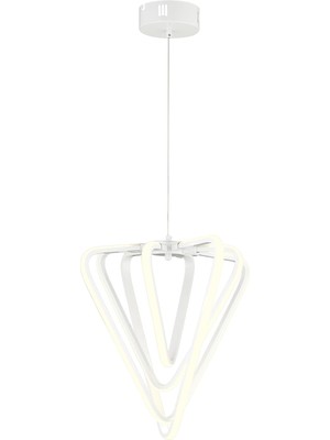 Ronisu Aydınlatma Üçgen Tasarımlı Moderrn Oturma Odası LED Avize