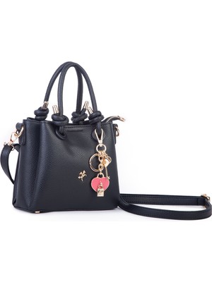 Nas 1498 Kadın El ve Omuz Çantası Siyah