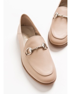 Luvi Biskuvi Cilt Kadın Babet Kahverengi Tabanlı Şık Tasarım 39 Numara