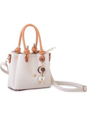 Nas 1498 Kadın El ve Omuz Çantası Bej