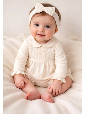 My Baby Kumsal CAYZEN Purelace kız ROMPER 9 - 12 ay 1127