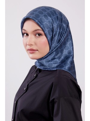 Lêvi D'or Levidor Kristal Eşarp D6 Indigo Mavi